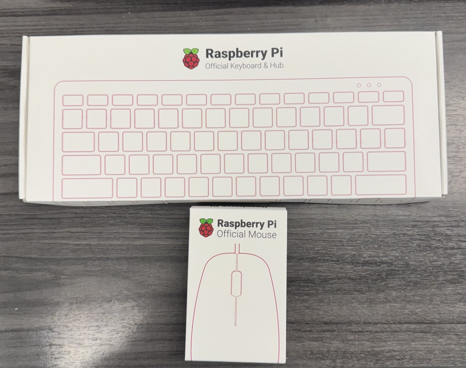 Raspberry Pi Official Peripherals (Red/White)