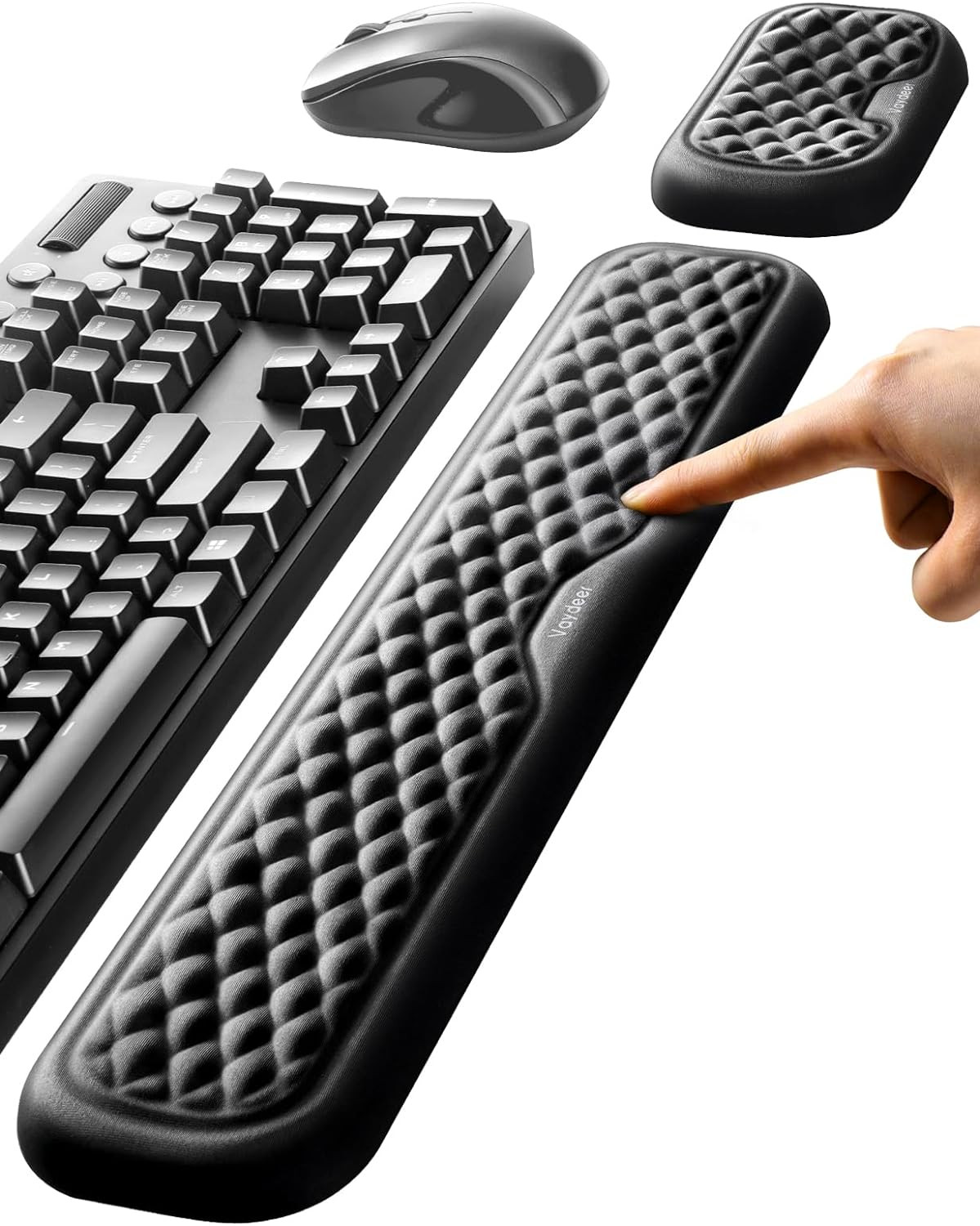 Reposamunecas para teclado y raton almohadilla ergonomica para muneca ordenador