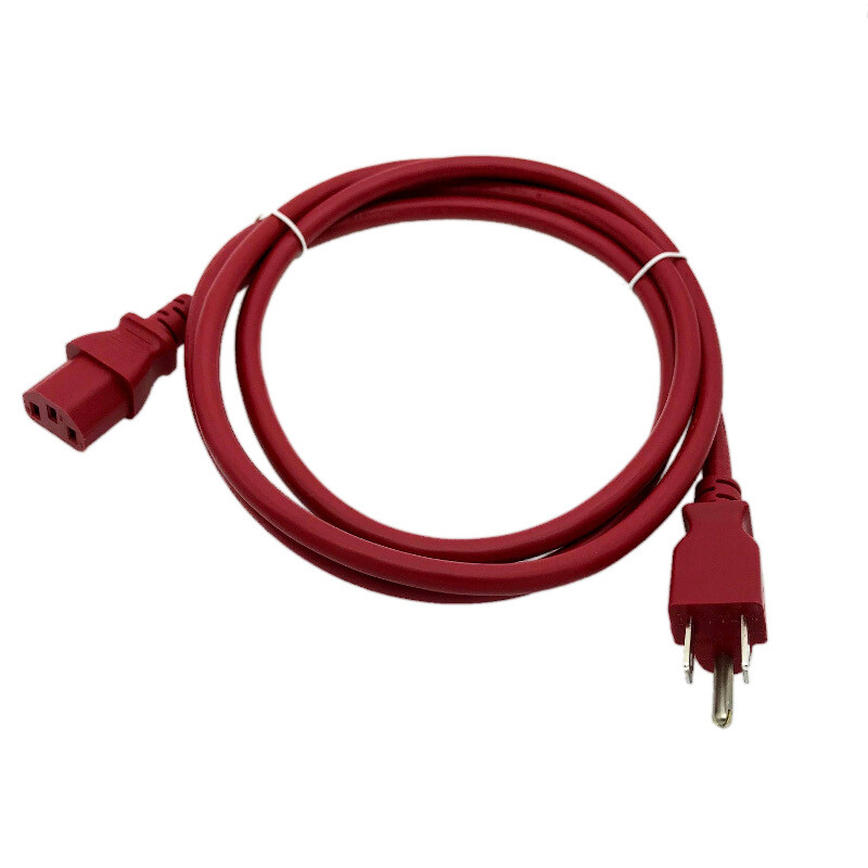 6' Red Power Cable for SAMSUNG SYNCMASTER 172N 226BW 920WM 914V 933SN 2253BW