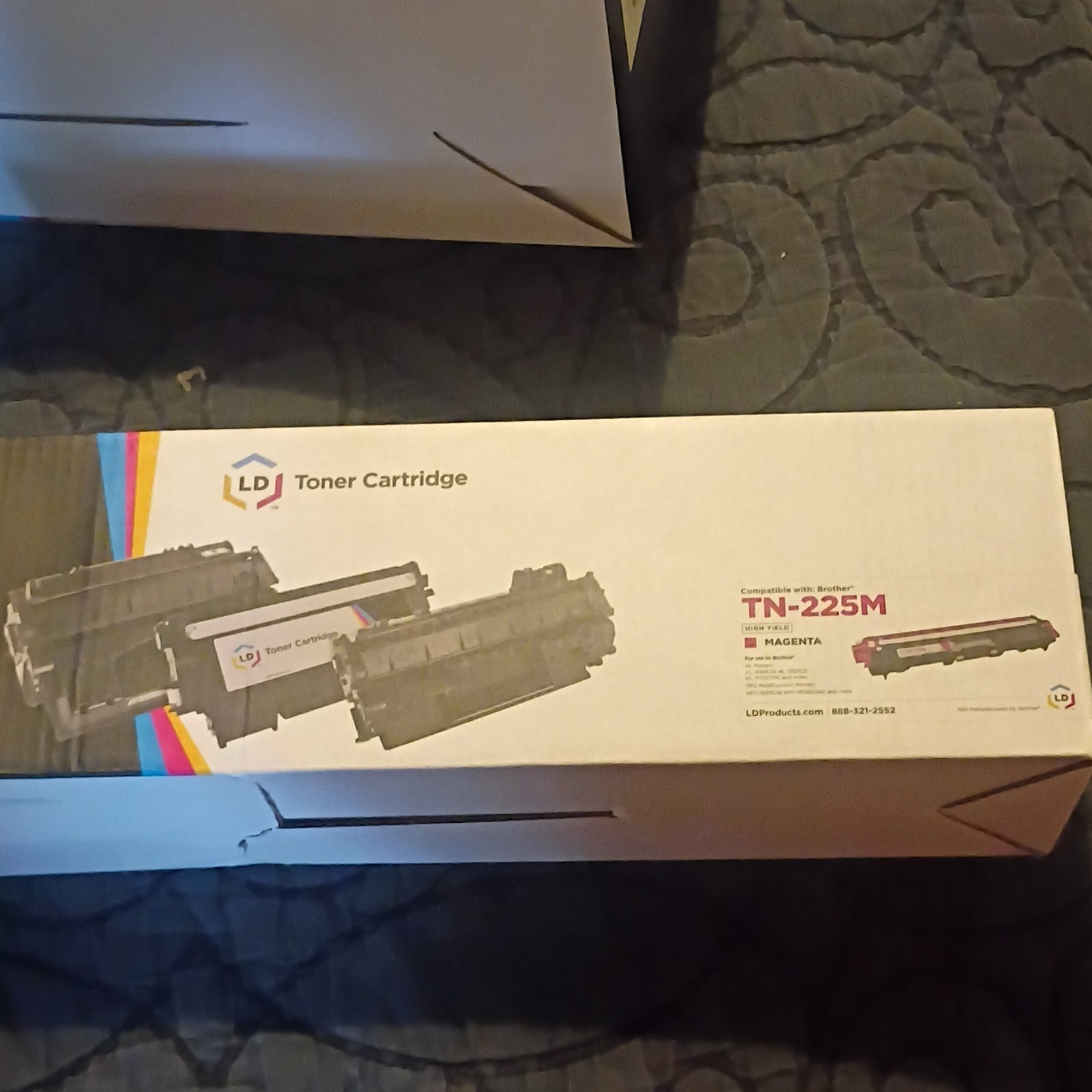 LD Toner Cartridge TN-225M MAGENTA  HIGH YIELD  For Brother Models listed NEW