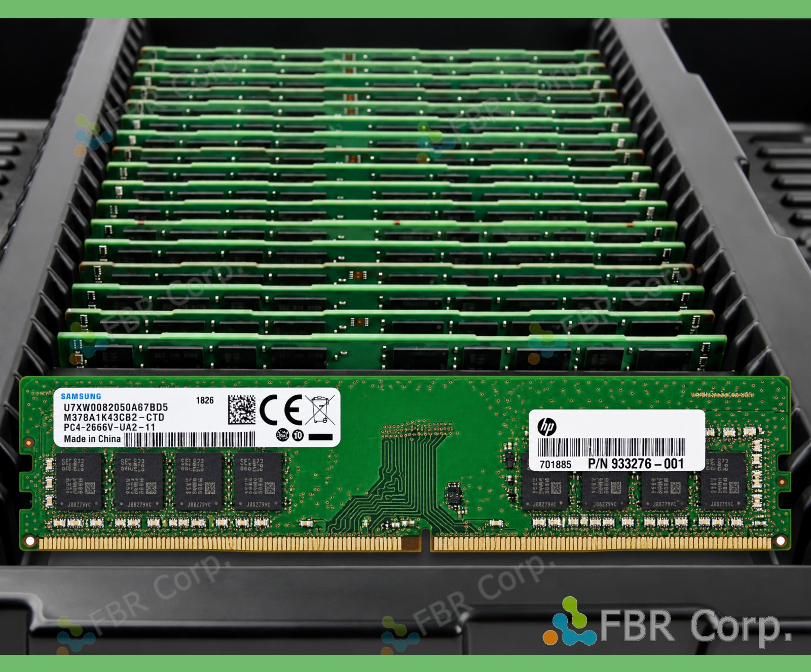Samsung HPE 8GB PC4-2666V DDR4 1Rx8 UDIMM Desktop NON-ECC RAM M378A1K43CB2-CTD