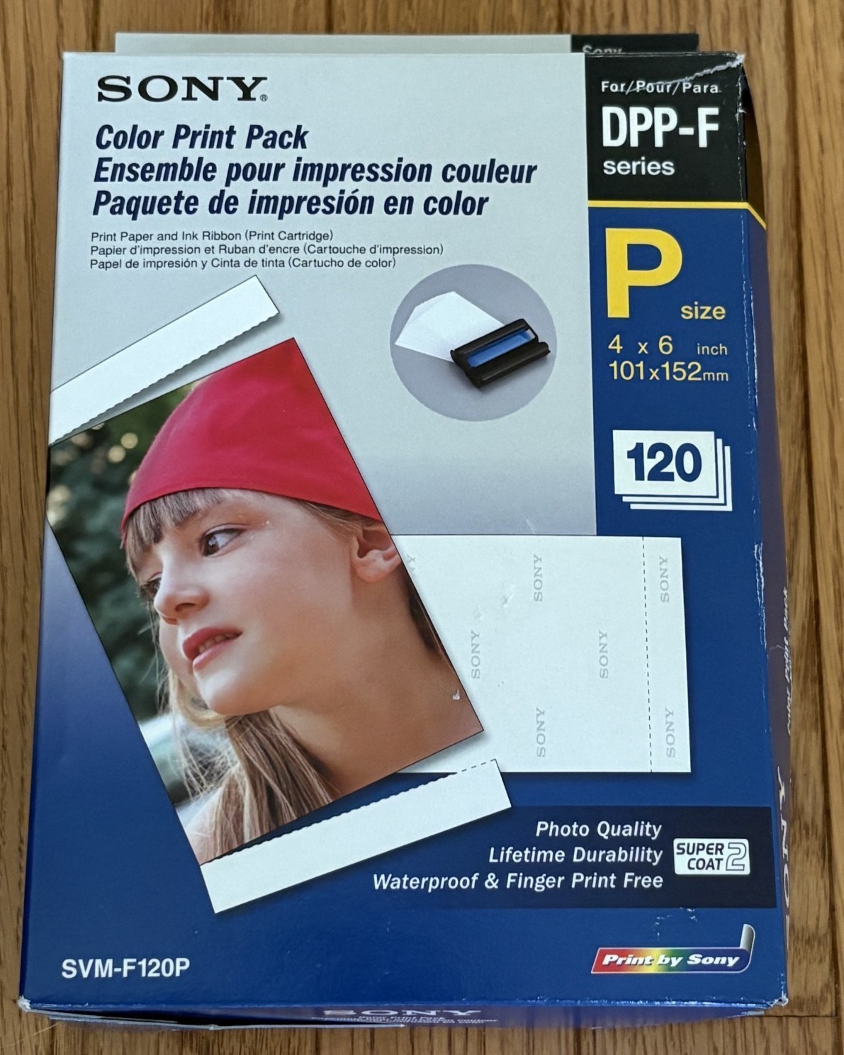 Sony SVM-F120P Color Print Pack For DPP-F Series