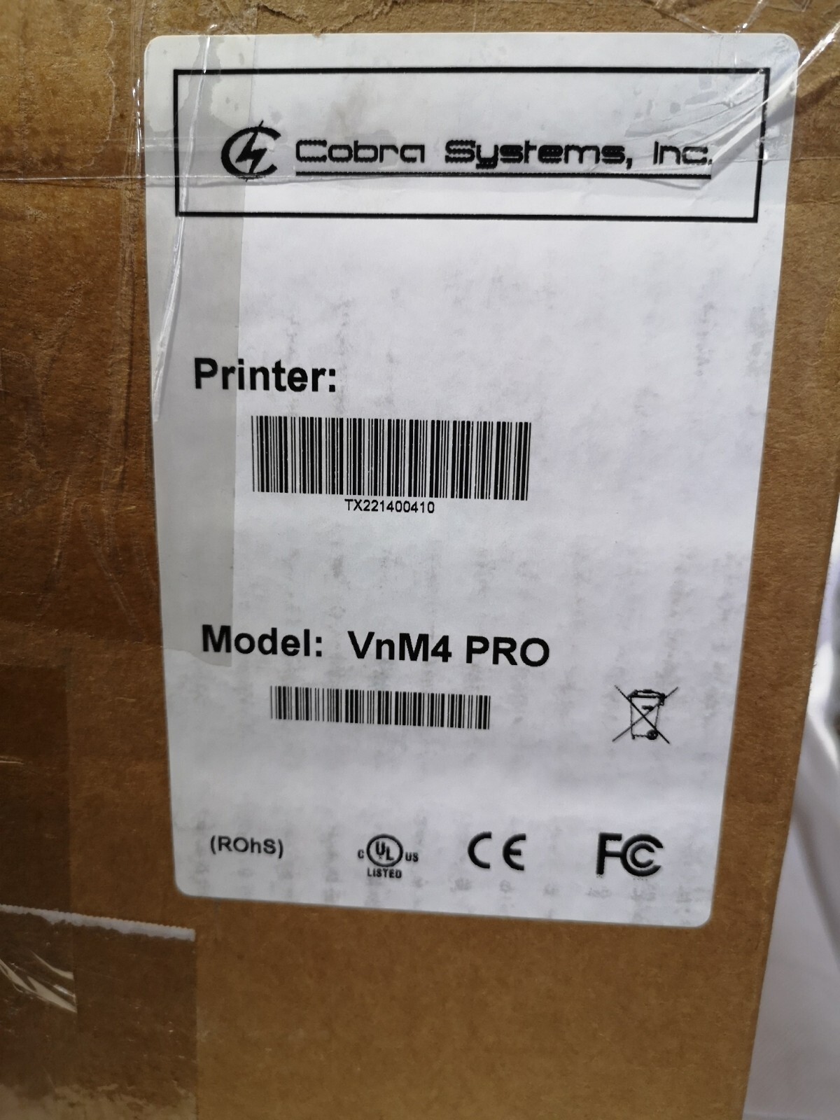 Cobra VnM4 PRO Printer (Tx221400410)
