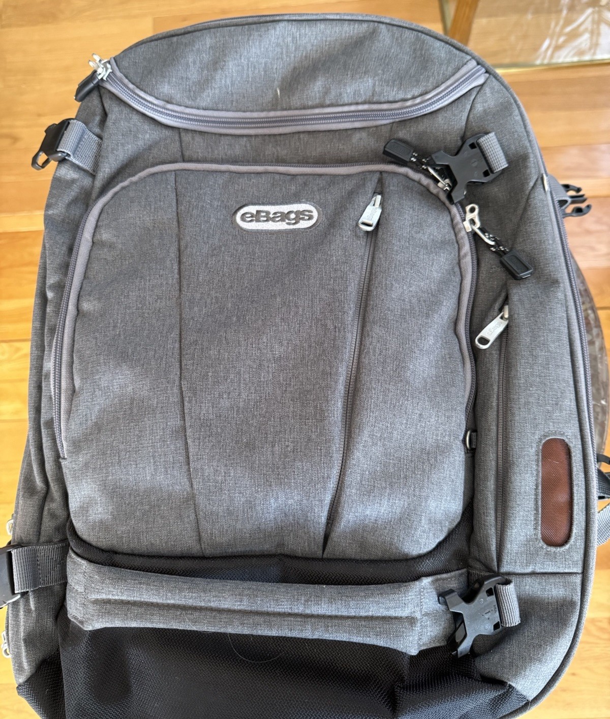 eBags (Samsonite) Motherlode TLS Laptop Travel Backpack Gray Excellent Condition