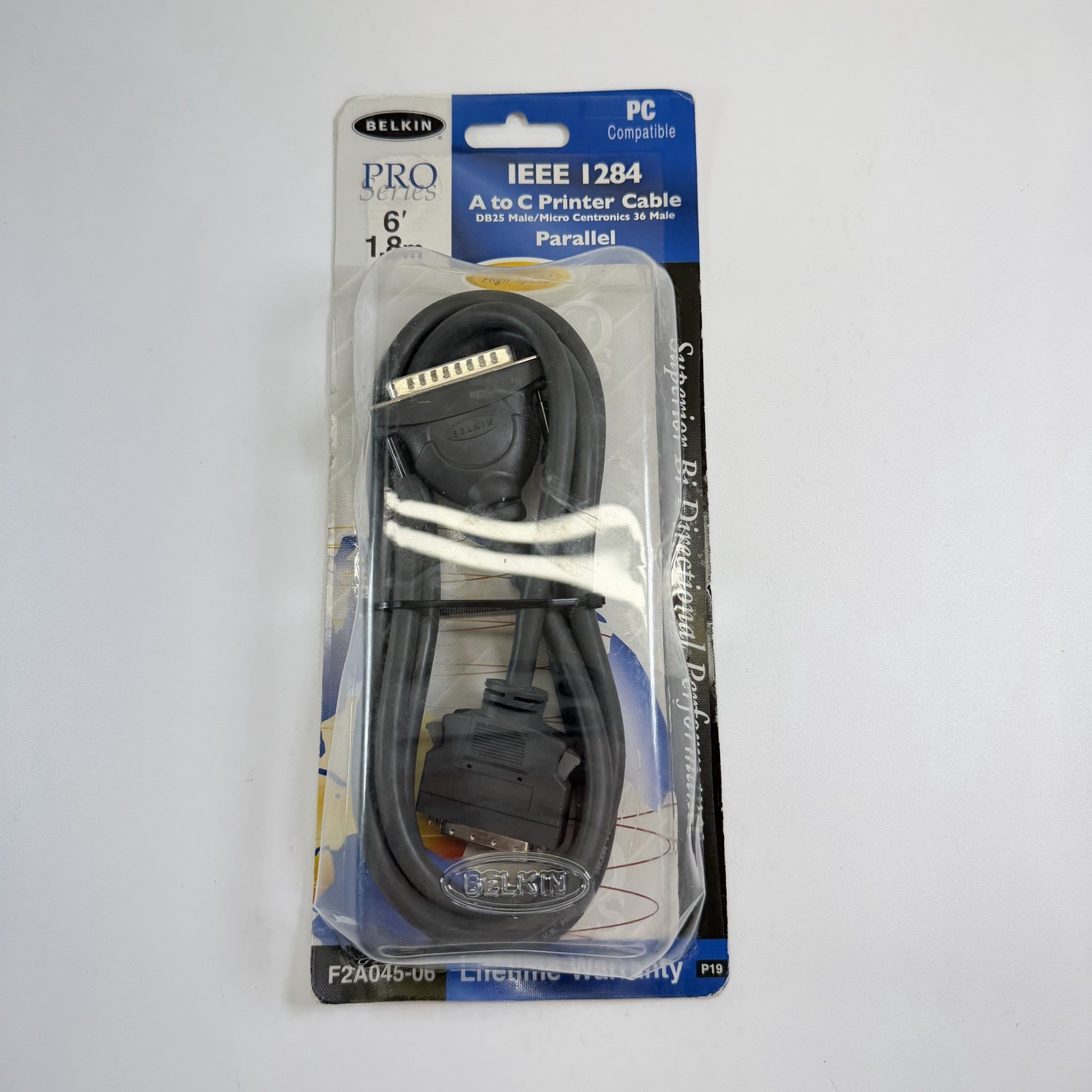 Belkin Pro Series High Speed IEEE 1284 Compliant Parallel Cable - Printer