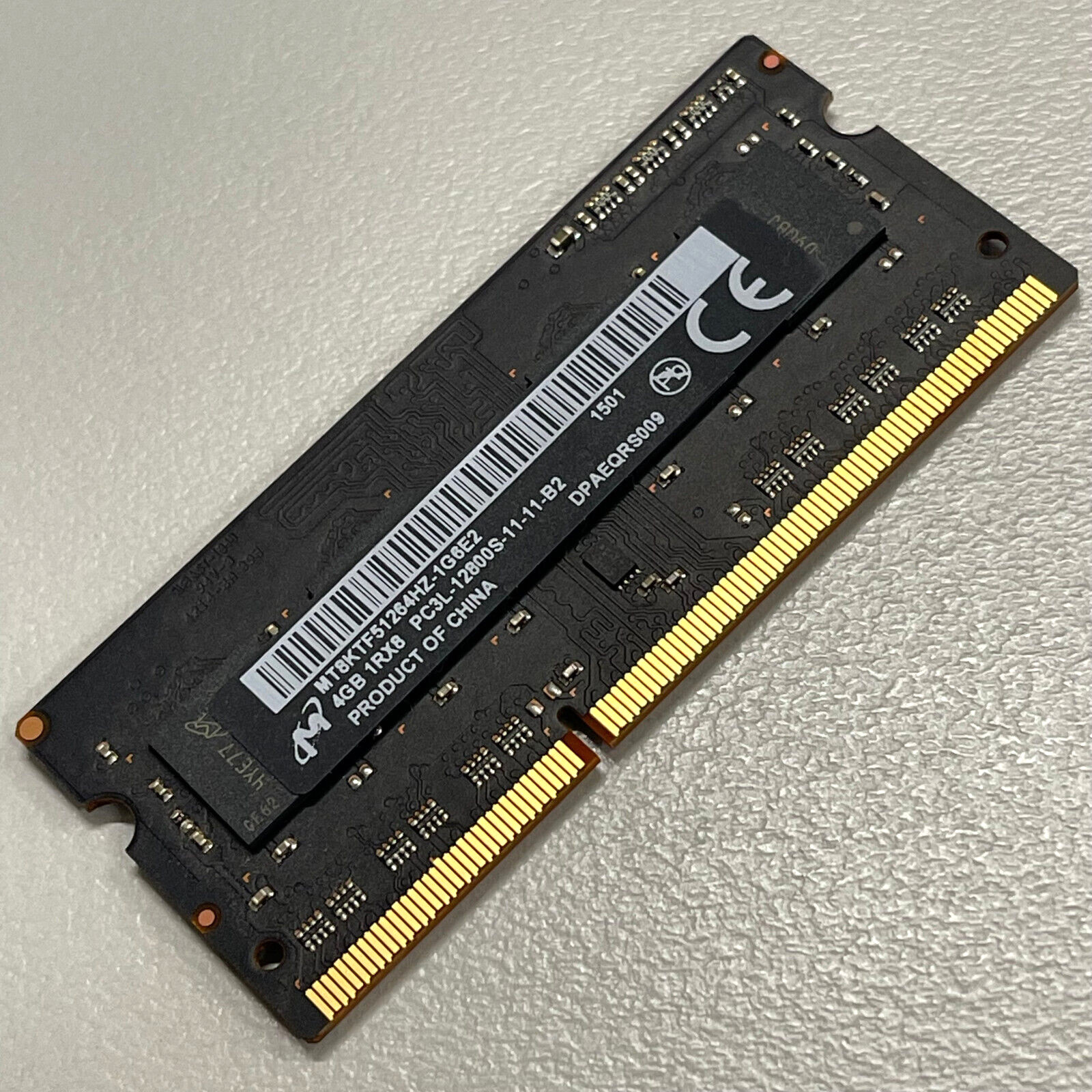 Micron 4GB DDR3 Ram PC3-12800 1600MHz SODIMM MT8KTF51264HZ-1G6E2 iMac A1419