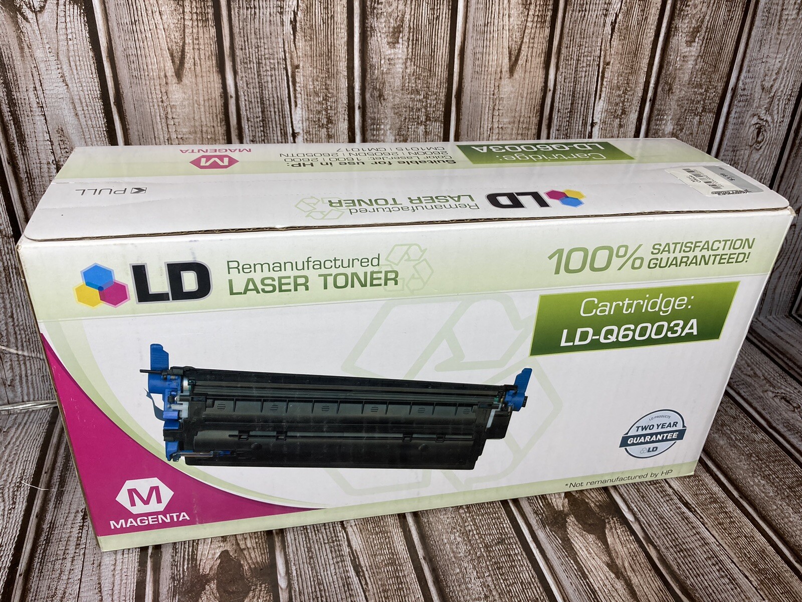 LD Q6003A 124A Magenta Laser Toner Cartridge for HP 1600 2600n 2605dtn CM1017mfp