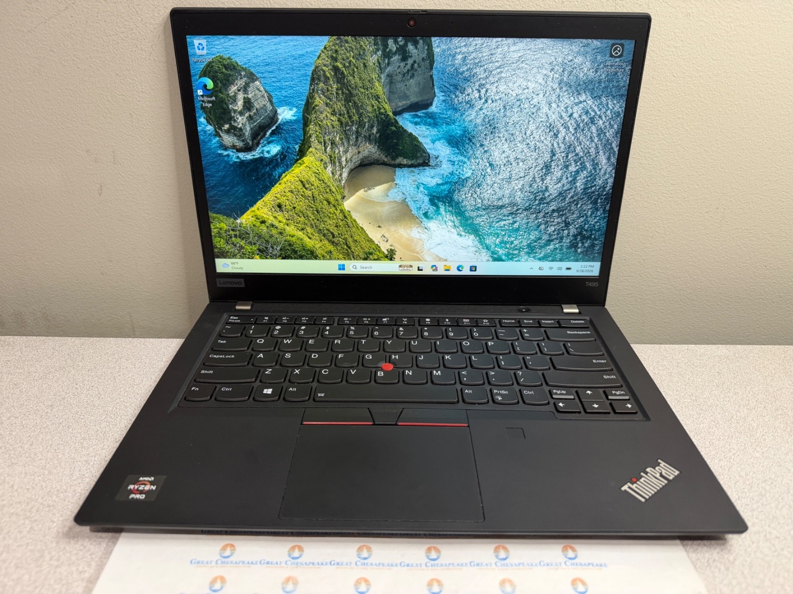 Lenovo ThinkPad T495 AMD Ryzen 7 Pro 512GB SSD 16GB Ram Radeon Vega 10 w/Charger