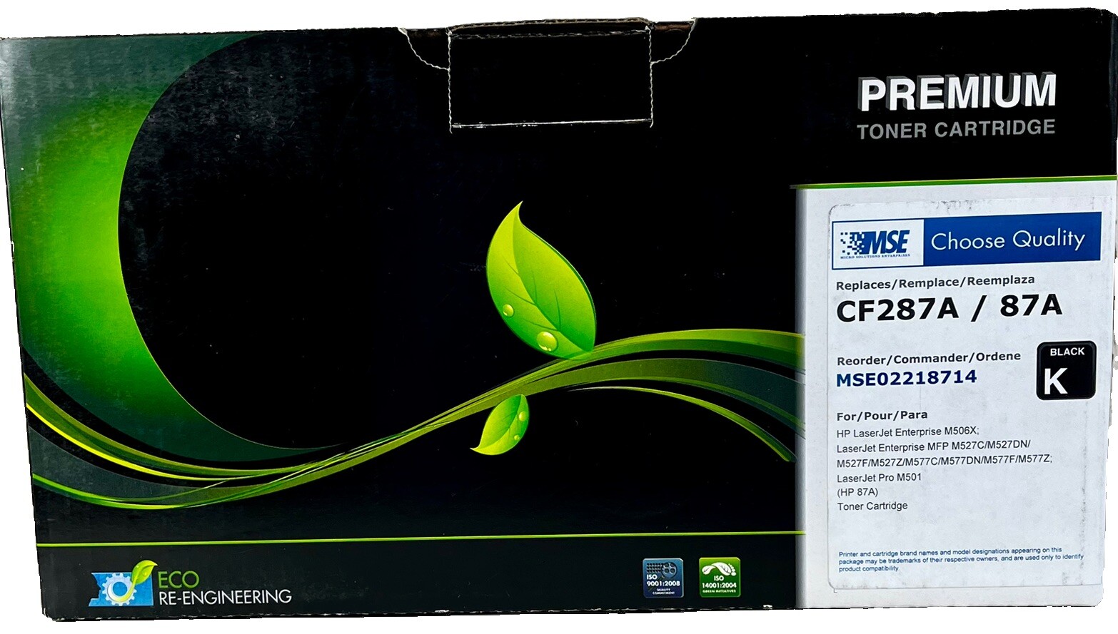 MSE CF287A 87A Toner Cartridge for HP Enterprise M506/ MFP /M506X Laser Jet