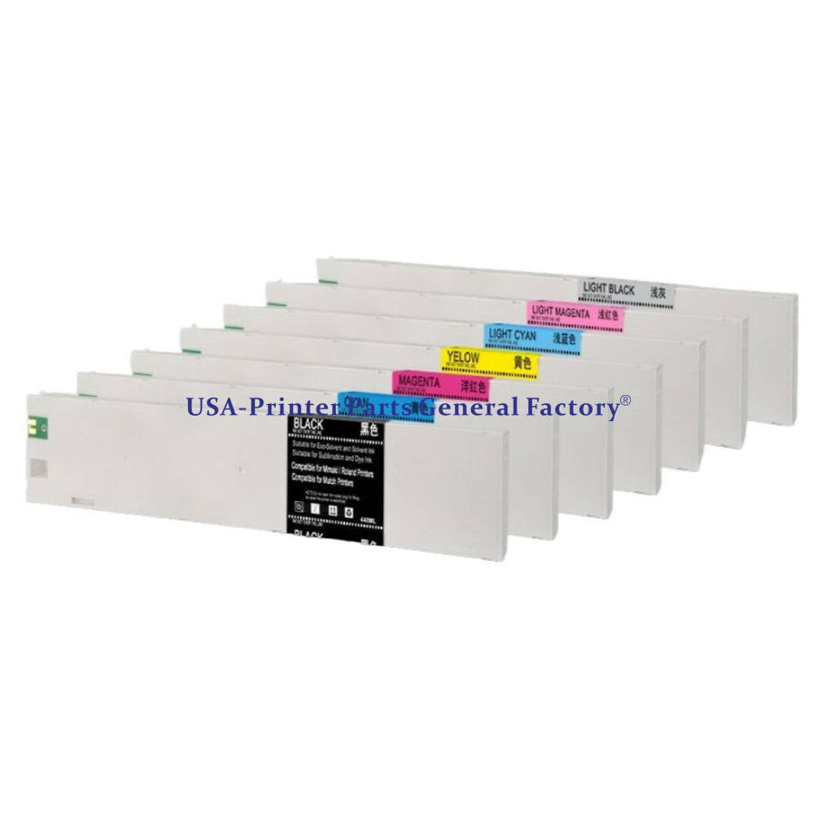 7Colors * 440ML ECO-SOL MAX2 Ink ESL4 For Roland XR-640 XF-640 RF-640 NEW
