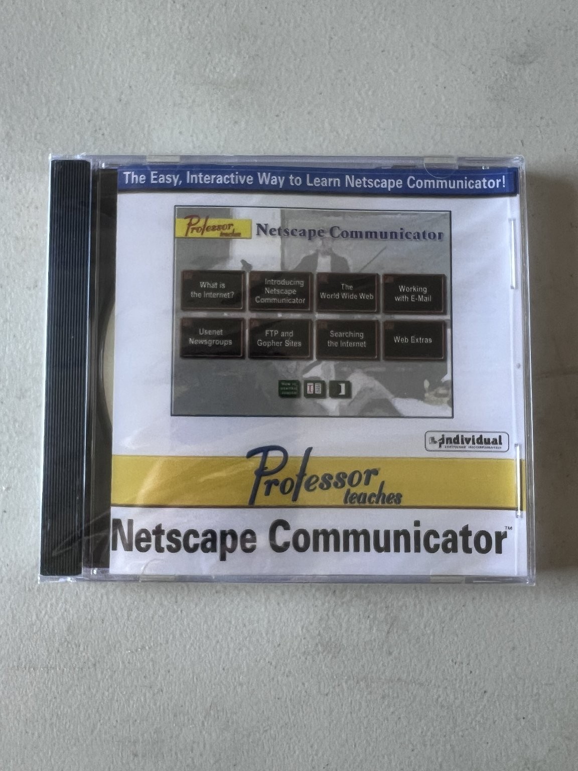 Professor Teaches Netscape Communicator CD-ROM Software Windows 95 98 2000 NT4
