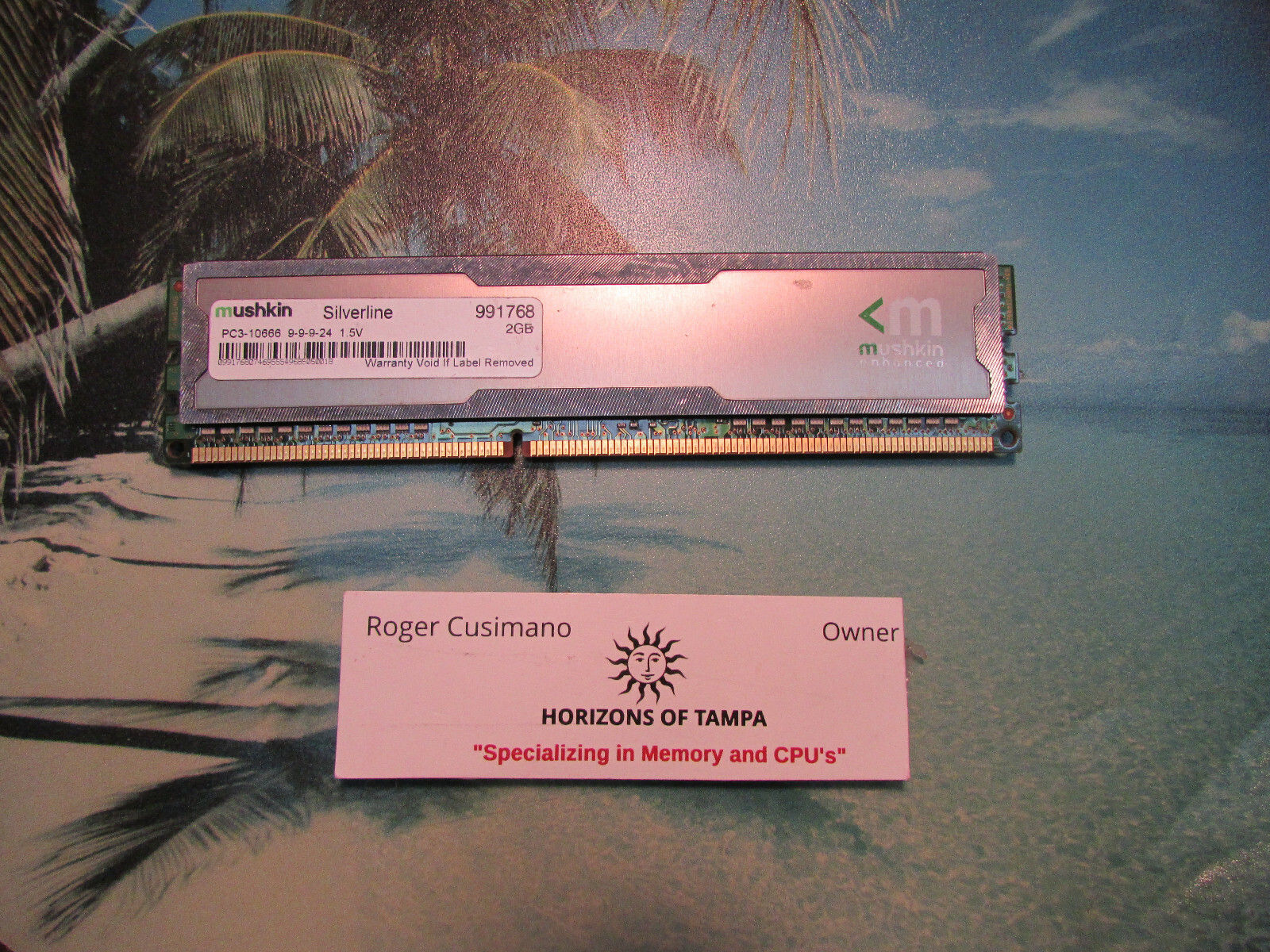 Mushkin Silverline 991768 2GB DDR3 PC3-10666 1333MHz 1.5V Memory