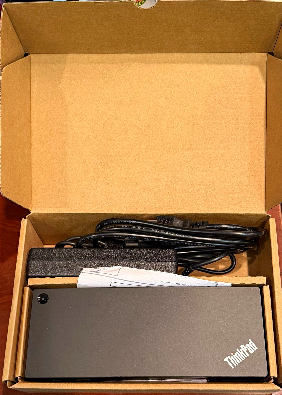 Lenovo ThinkPad Hybrid USB-C w/ USB-A Docking Station 40AF0135CN Black