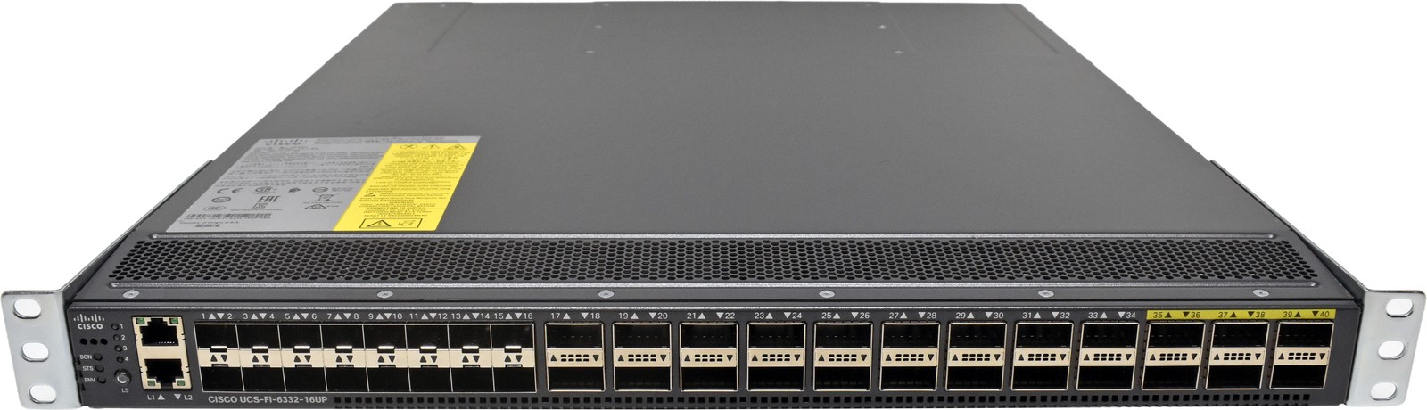 Cisco UCS-FI-6332-16UP 24-Port QSFP+ 40GE Switch +16x 10G SFP+ Rack Ears