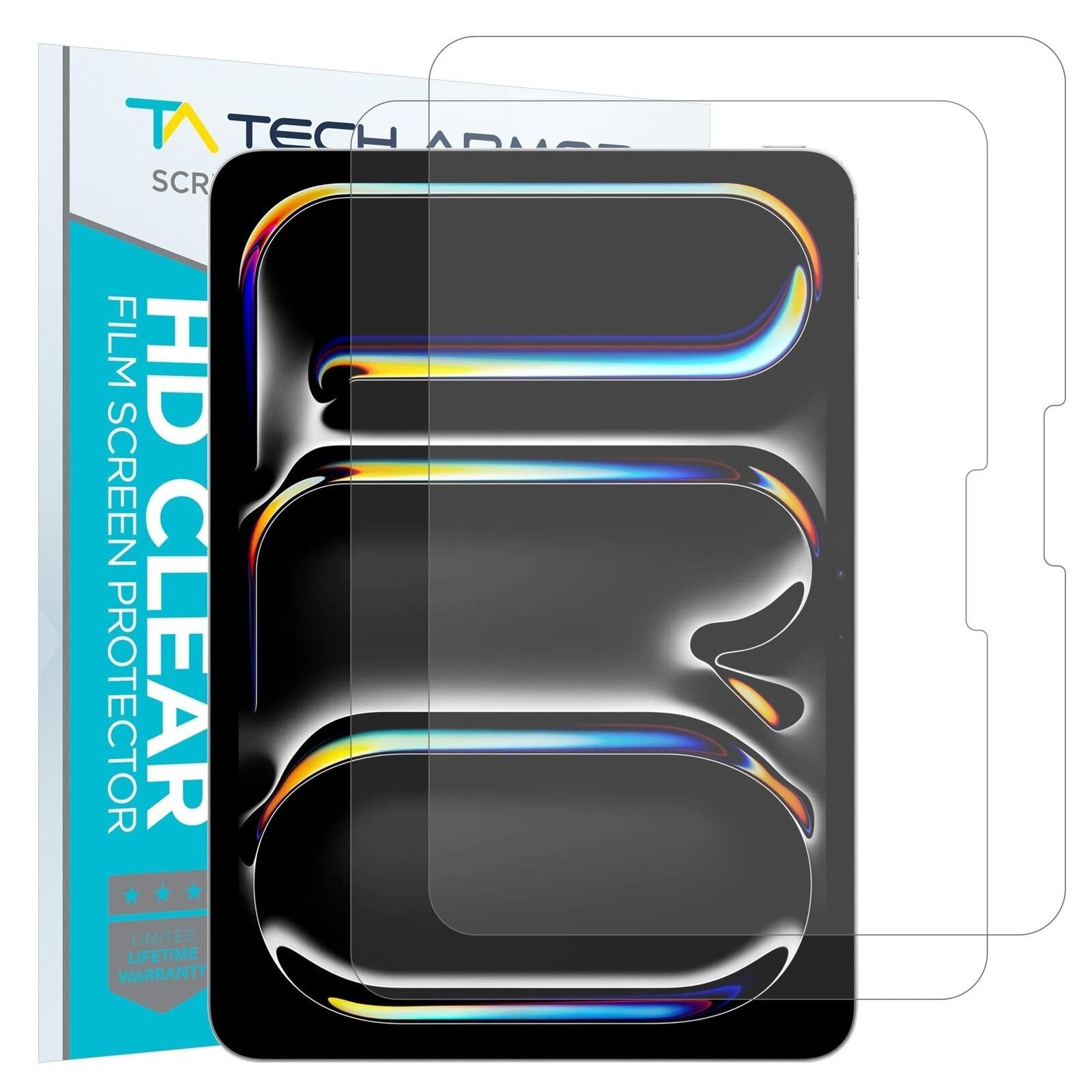Tech Armor Matte Anti-Glare Film Screen Protector for iPad Pro 11 (2024)- 2 Pack