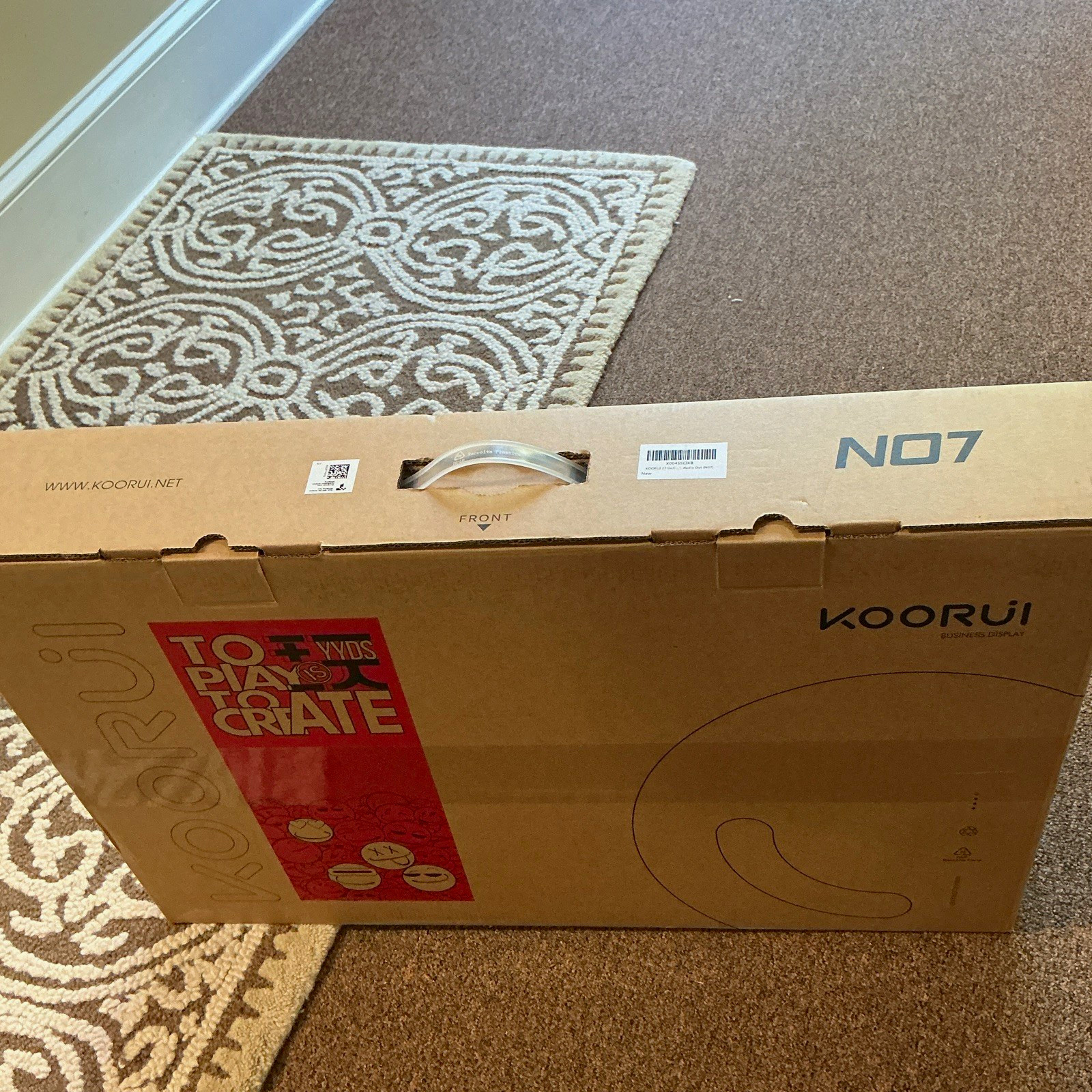 KOORUI N07 27" IPS QHD 170Hz 1ms Gaming Monitor Adaptive-Sync HDMI/DP