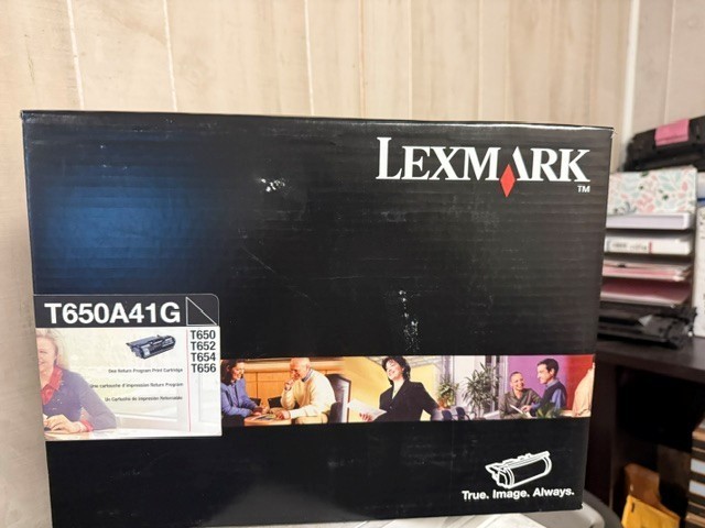 Lexmark T650A41G Black Toner Cartridge 7000 Page Yield.  SEALED BOX. T650A11A