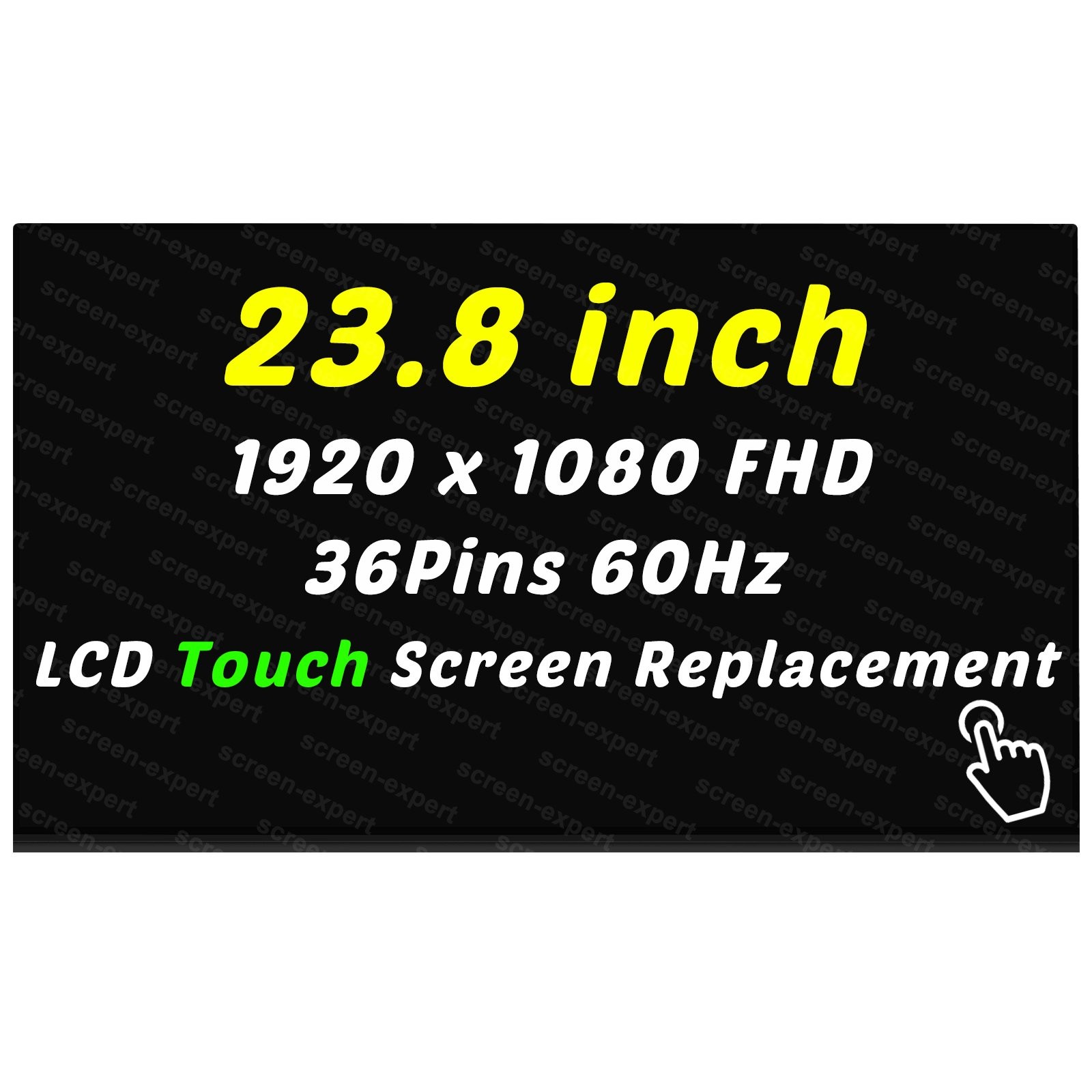 New 23.8in M238HAK01.0 for AUO 24" LCD LED On-Cell Touch Screen Replacement FHD