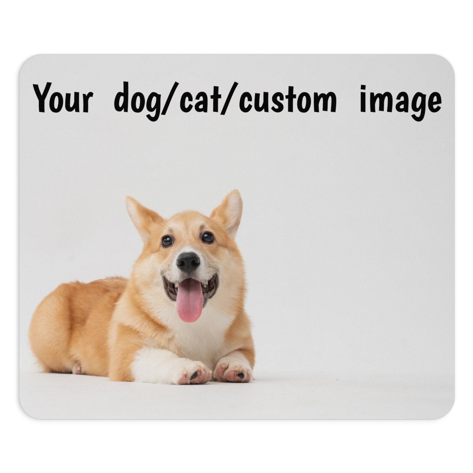 Persinalized Custom Inage Dog Cat Ergonomic Non-slip Creative Design Mouse Pad