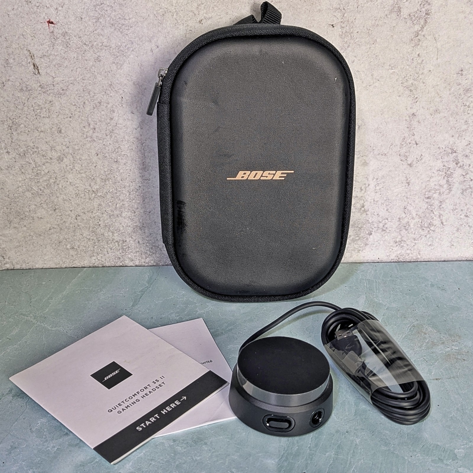 Original OEM Bose Quiet Comfort 35 II Gaming Headset Volume USB Control Pod Dial