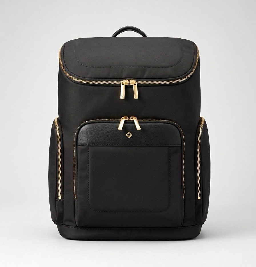 Samsonite Mobile Solution 2 Deluxe Backpack Black Polyester Padded 15.6"