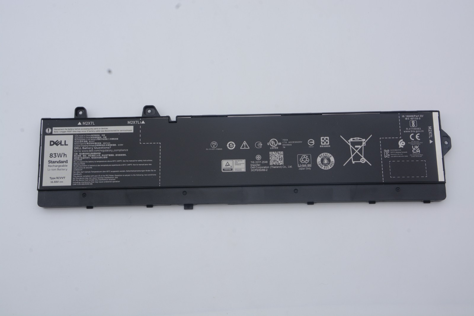OEM Genuine 83WH RCVVT Battery For Dell Precision 7670 7680 Series 0RCVVT NWDC0