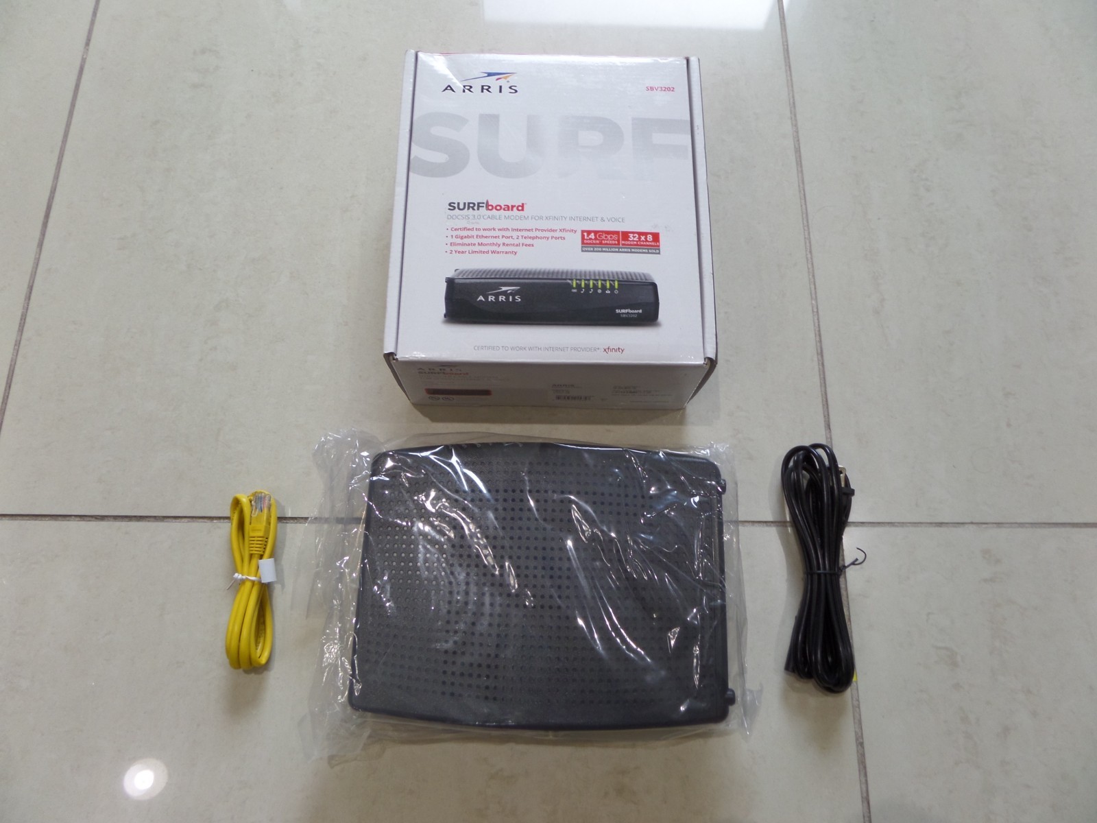 ARRIS SURFboard SBV3202 DOCSIS 3.0 Cable Modem with Voice | Xfinity