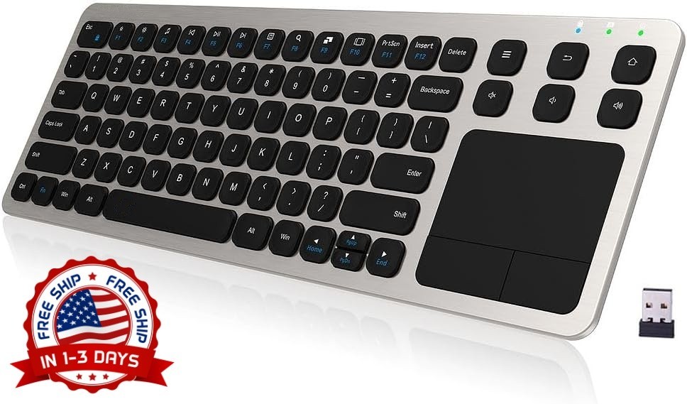 Teclado táctil inalámbrico para TV de 2,4 G con panel táctil integrado NUEVO US