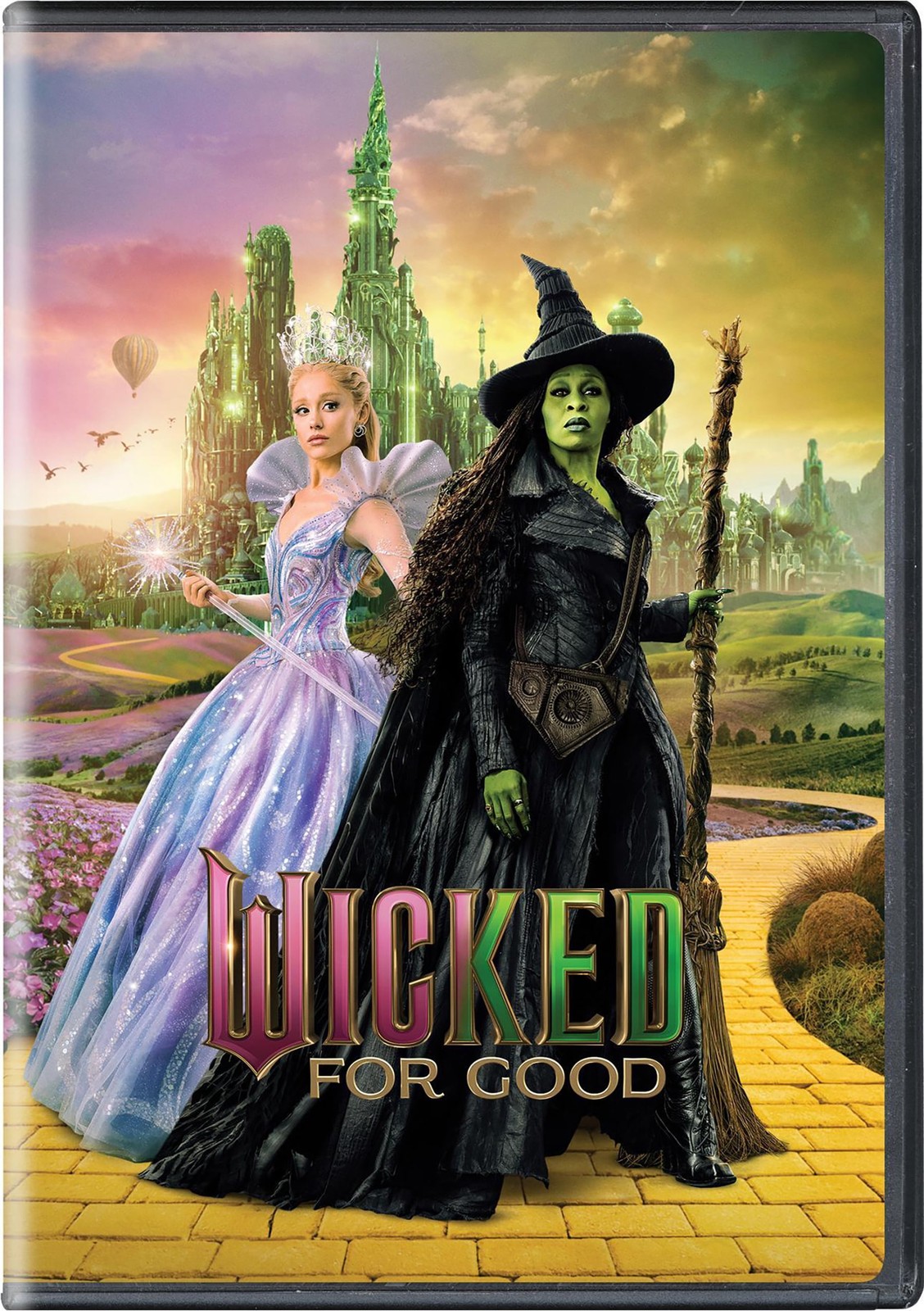 Wicked: For Good DVD, Universal Musical Drama Family Fantasy, PG Rated, 1 Disc,