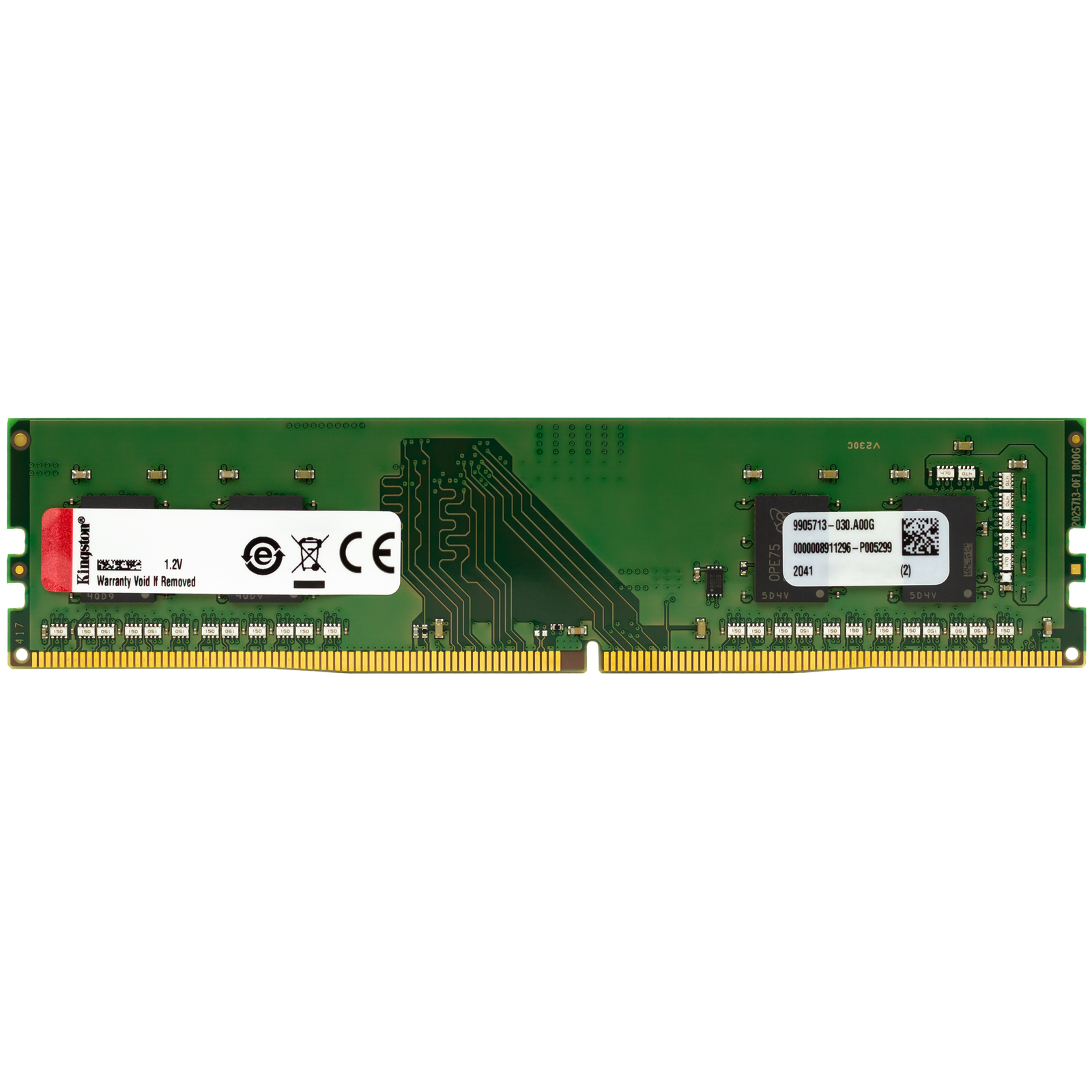Kingston 8GB DDR4 2666 MHz PC4-21300 DIMM 288-Pin 1Rx16 Desktop Memory RAM 1x 8G