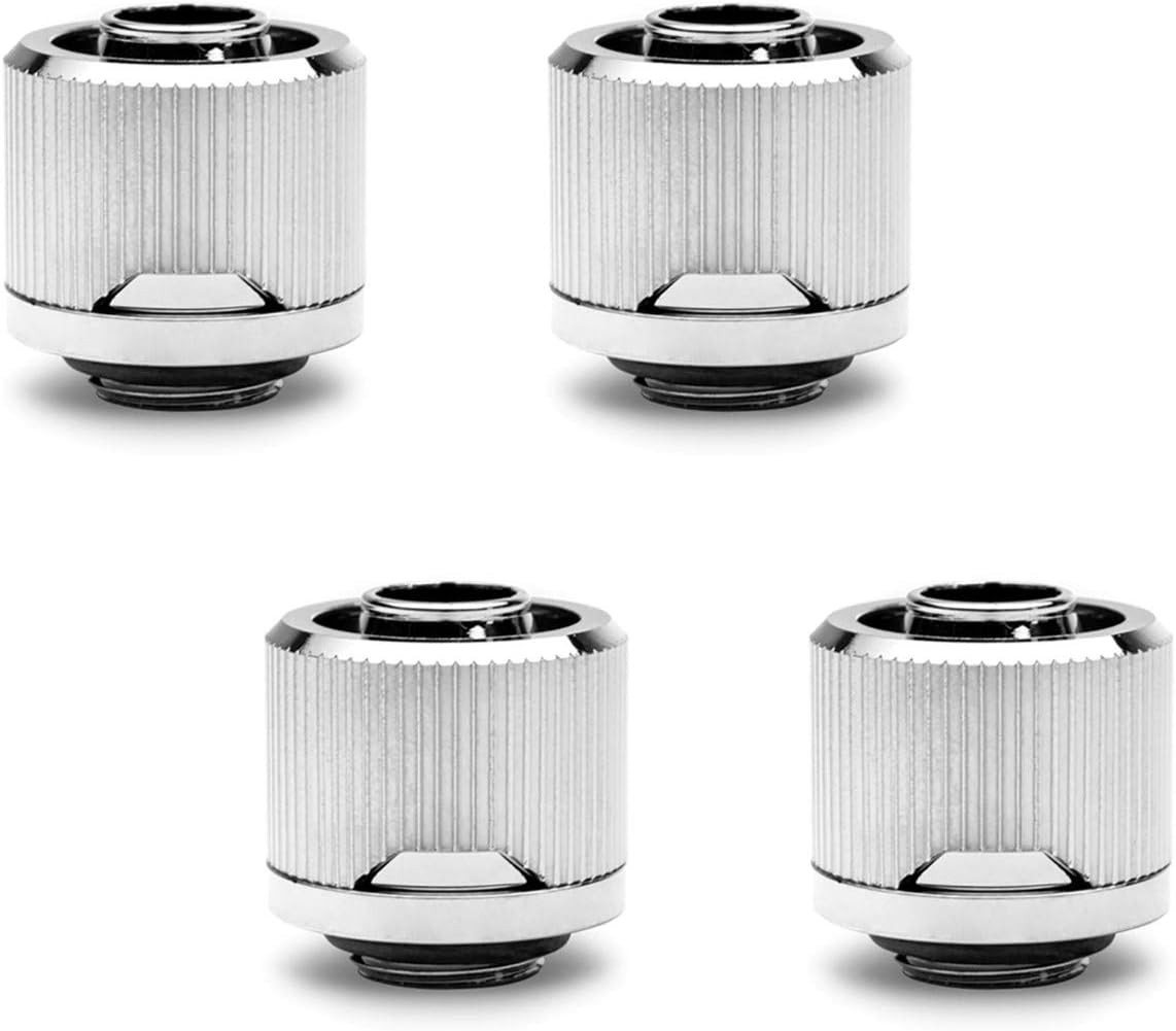 EKWB EK-Quantum Torque STC-10/16 (3/8" X 5/8") Compression Fitting, Nickel, 4-PK