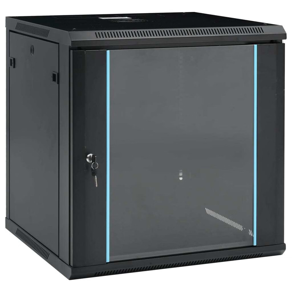 12U Wall Mounted Network Cabinet 19" IP20 23.6"x23.6"x25.2