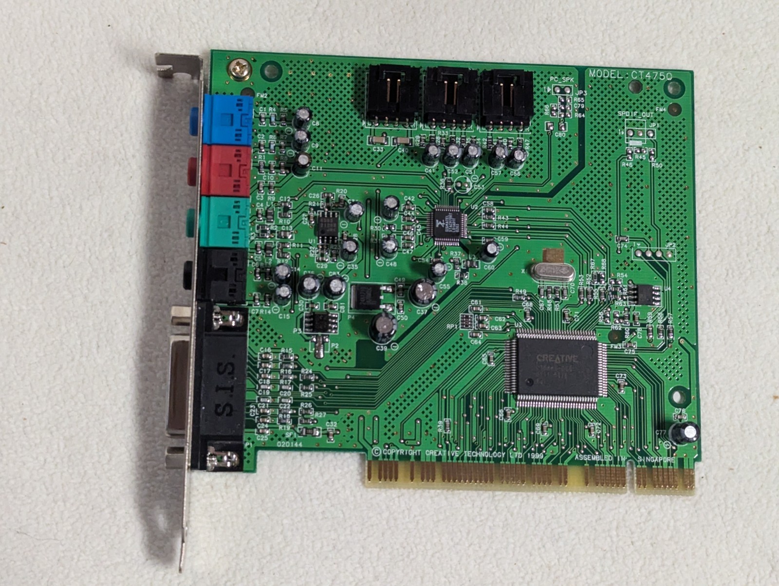 Creative Labs CT4750 Sound Blaster 128 PCI Interface 4-Channel 16-Bit Sound Card
