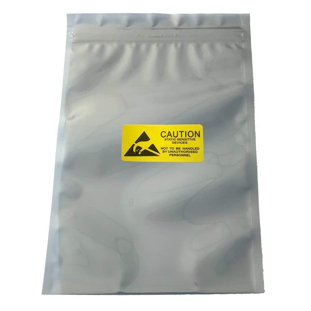 Daarcin 100pcs 5.9x7.87in/15x20cm Anti Static Bags,Premium ESD bag Resealable...
