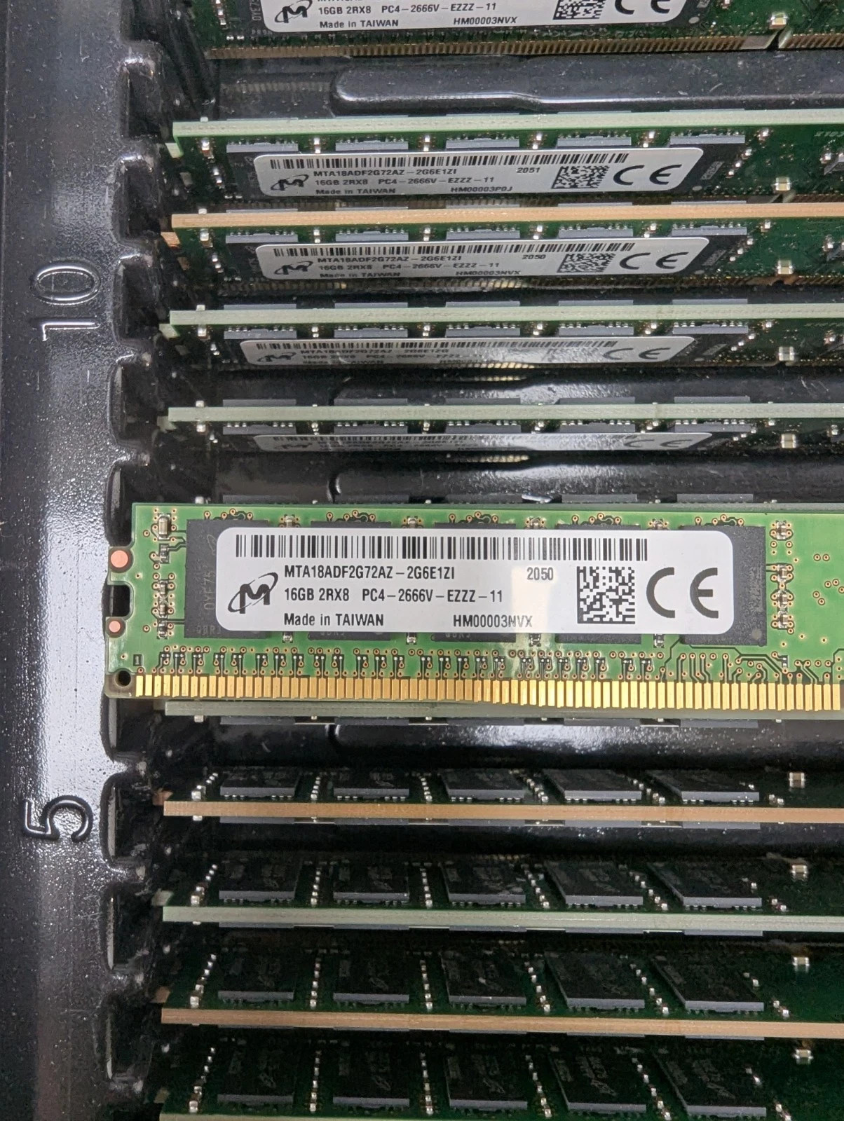 Micron 16GB 2Rx8 PC4-2666V DDR4 2666MHz ECC Server Ram