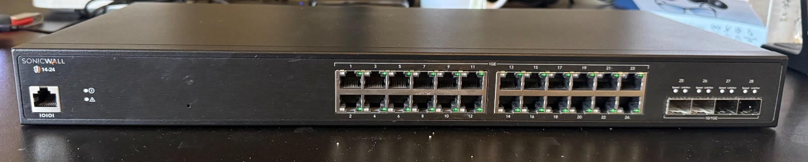 SonicWall SWS14-24 28 Port Managed Network Switch - TRANSFER READY
