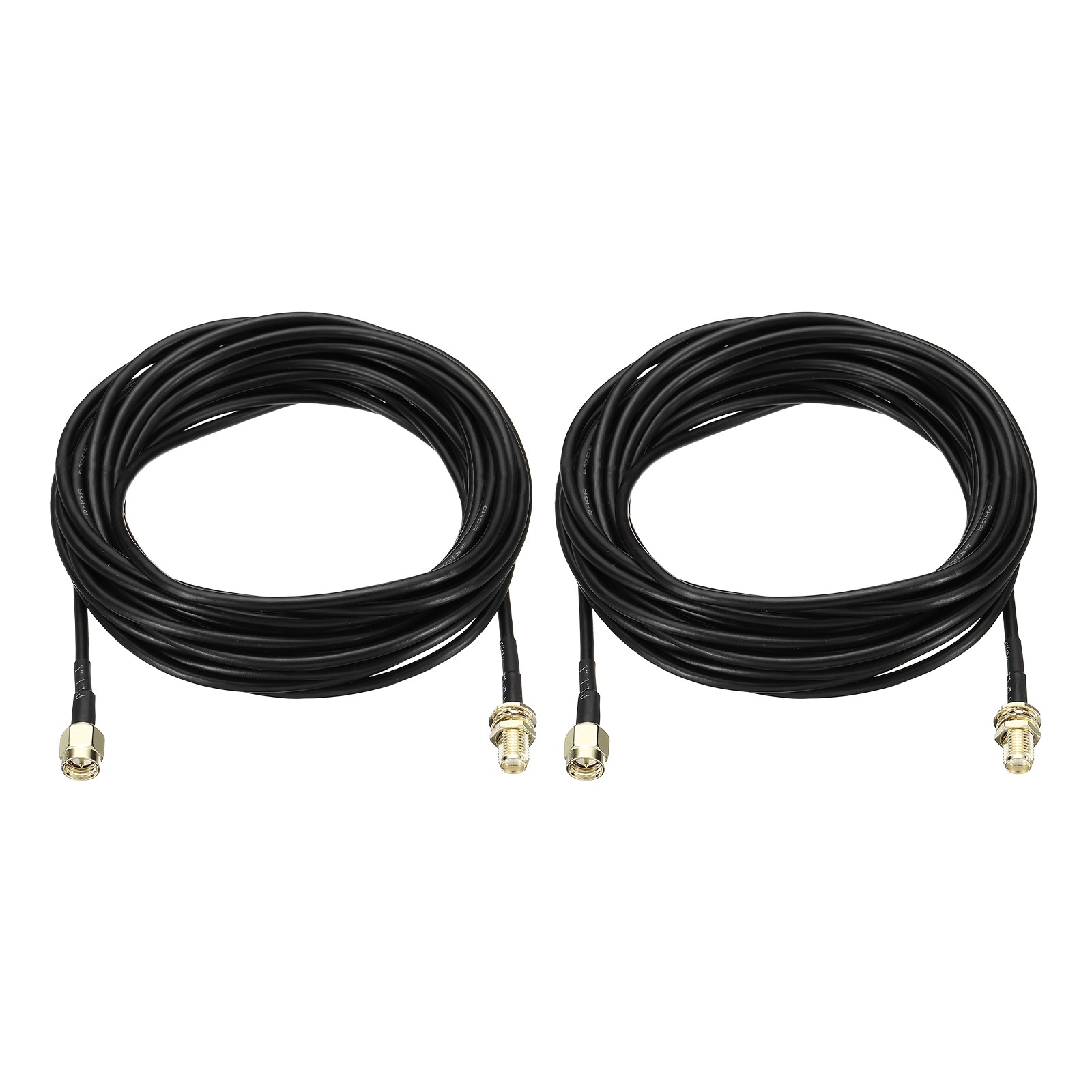 Antenna Extension Cables 2Pcs 32.8FT RP-SMA Female to RP-SMA Male