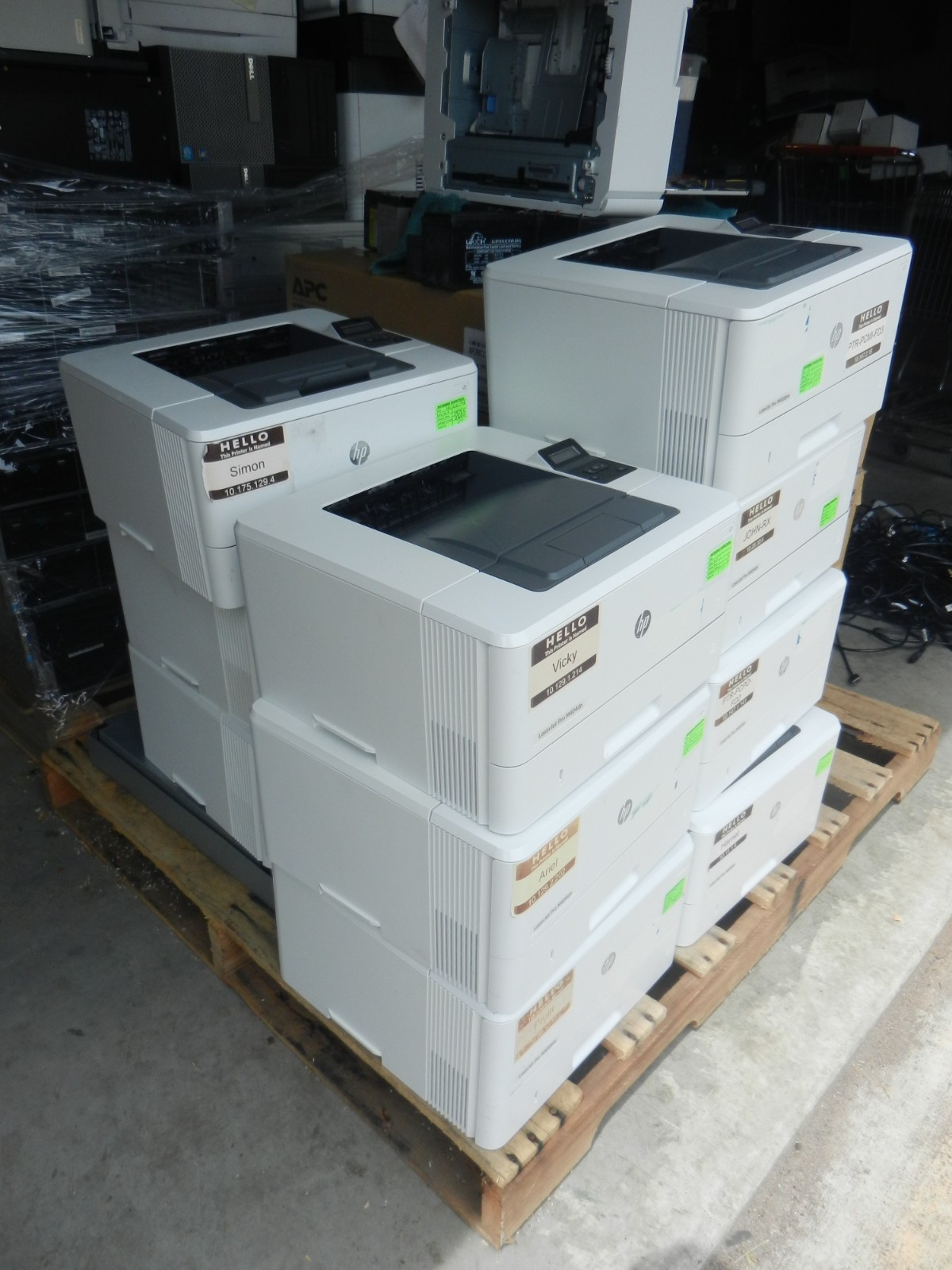 HP LaserJet Pro M402dne Duplex Monochrome Laser Printer  - remaining toner