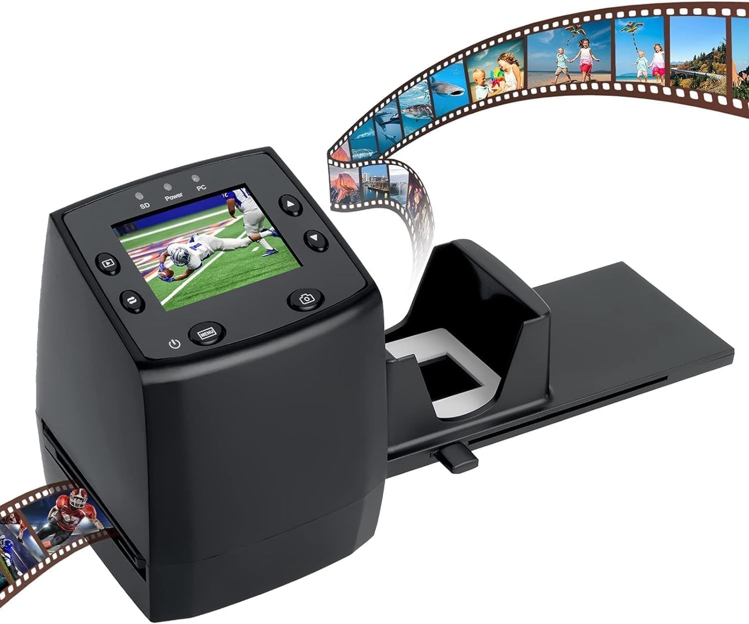 135 Film & Slide Scanner - Effortless JPEG Digitization - No Software Needed
