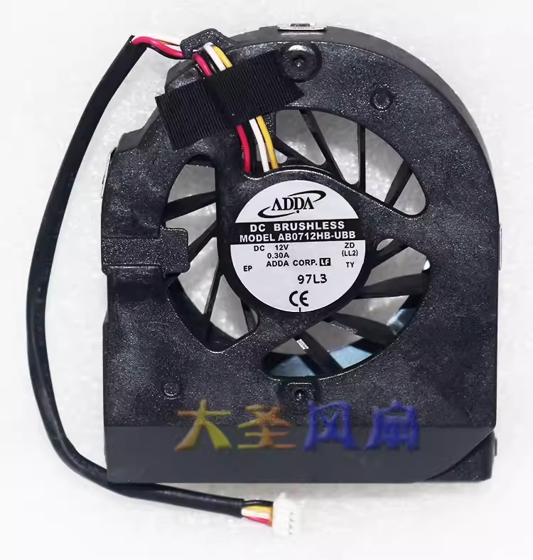 New For ADDA AB0712HB-UBB 12V 0.30A Dual Ball Notebook Fan Radiator