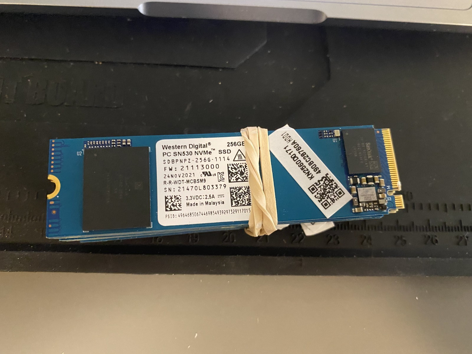 WESTERN DIGITAL 256GB SSD SN530NVMe READ DESC