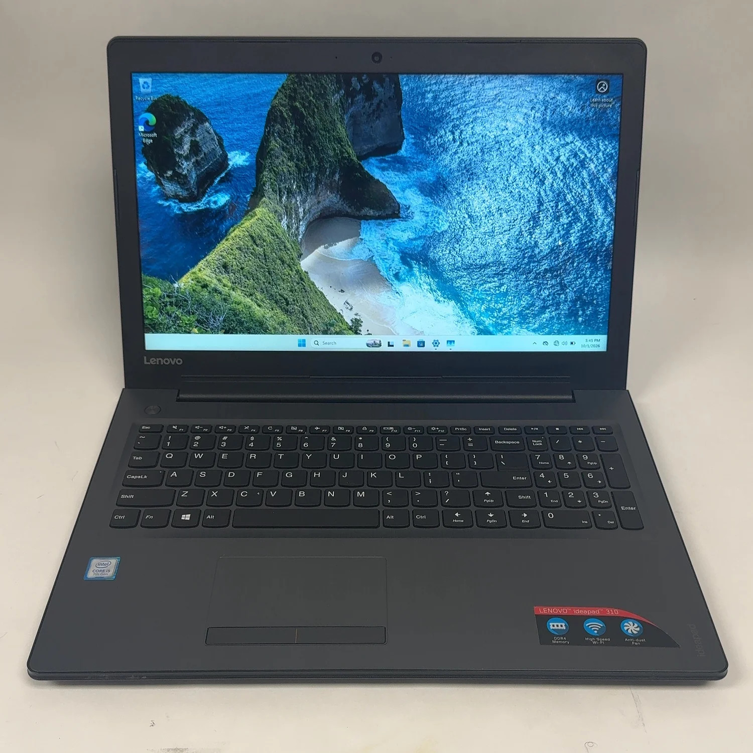Lenovo Idea Pad 310 80TW 15.6" i5-7200U 2.7GHz 12GB RAM 128GB SSD Read Desc