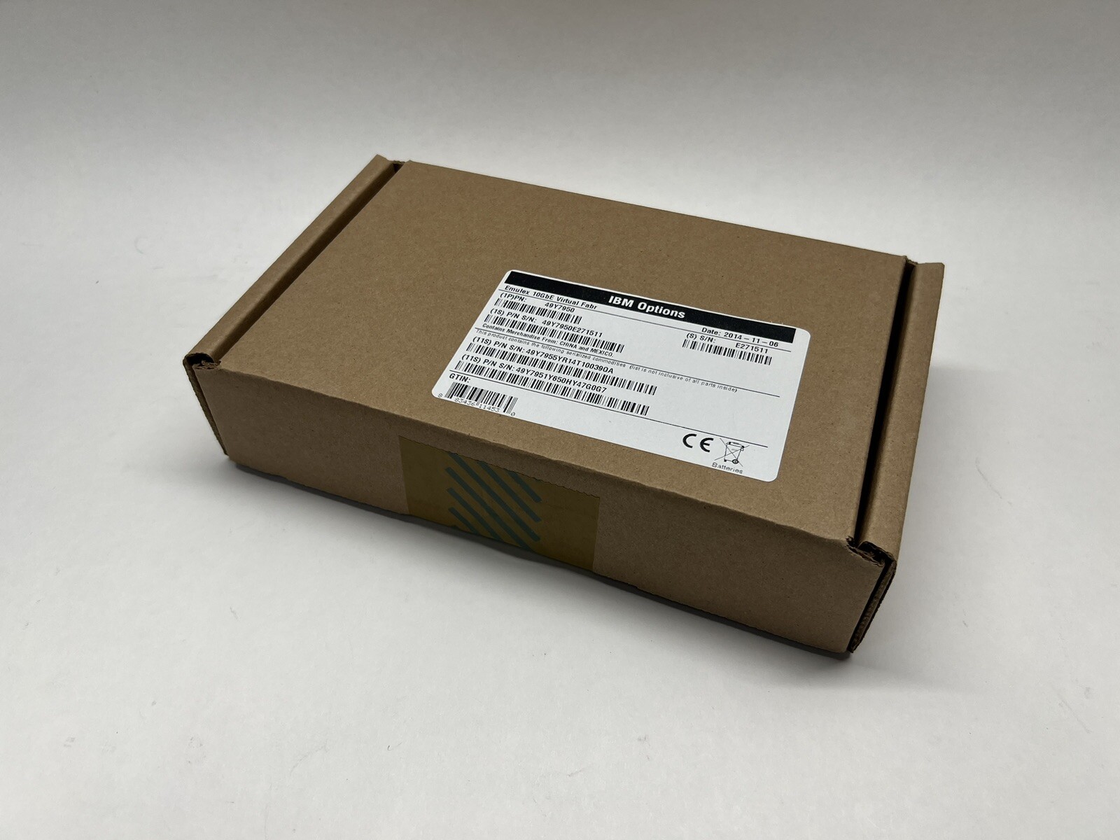 49Y7950 IBM Emulex 10GbE Dual Port PCI Express 2.0 x8 Virtual Fabric Adapter