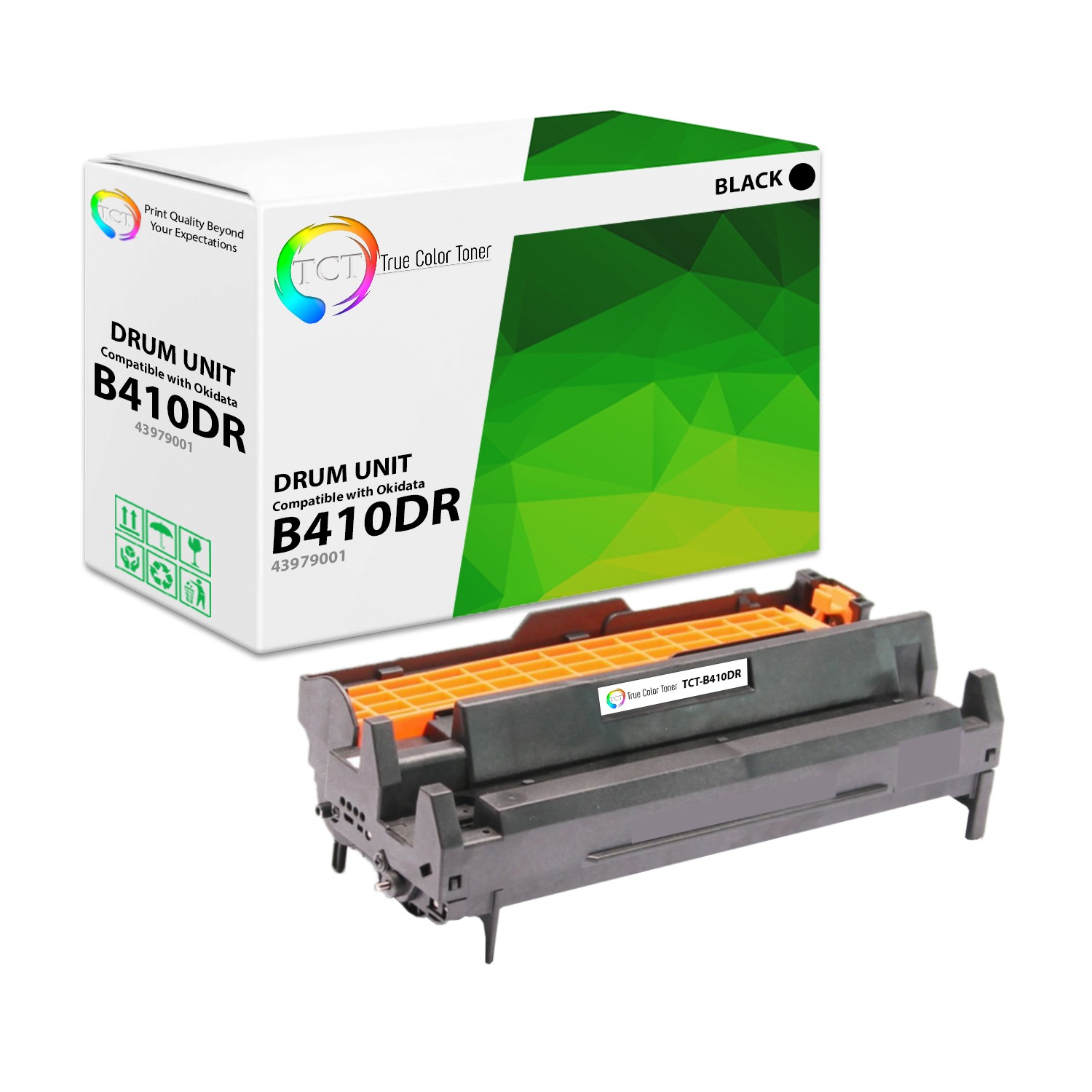 TCT B410 B420 B430 B440 For Okidata 43979001 Compatible Drum Unit