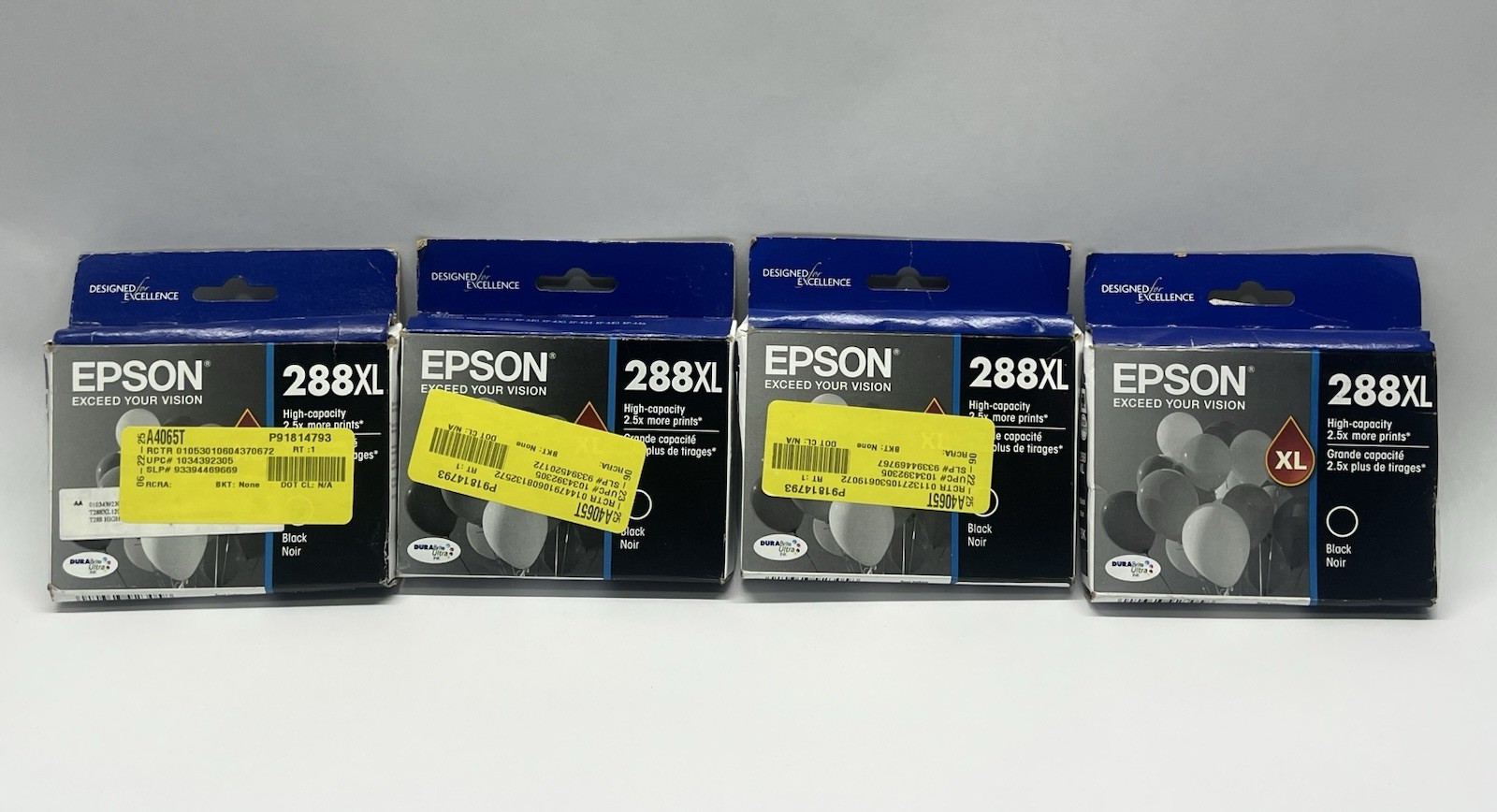 Epson 288XL Black Ink Cartridge NEW/ SEALED - Lot Of 8 MIXED DATES
