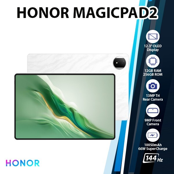 HONOR MagicPad2 Android PC Tablet (Wi-Fi/White/12GB+256GB/Octa Core/NEW)