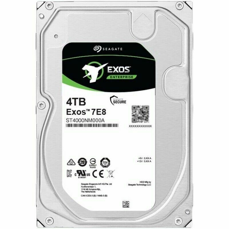 FIT FOR Seagate Exos 7E8 ST4000NM000A 4TB 7.2K 6Gb/s 256MB 3.5" 2HZ100 SATA HDD