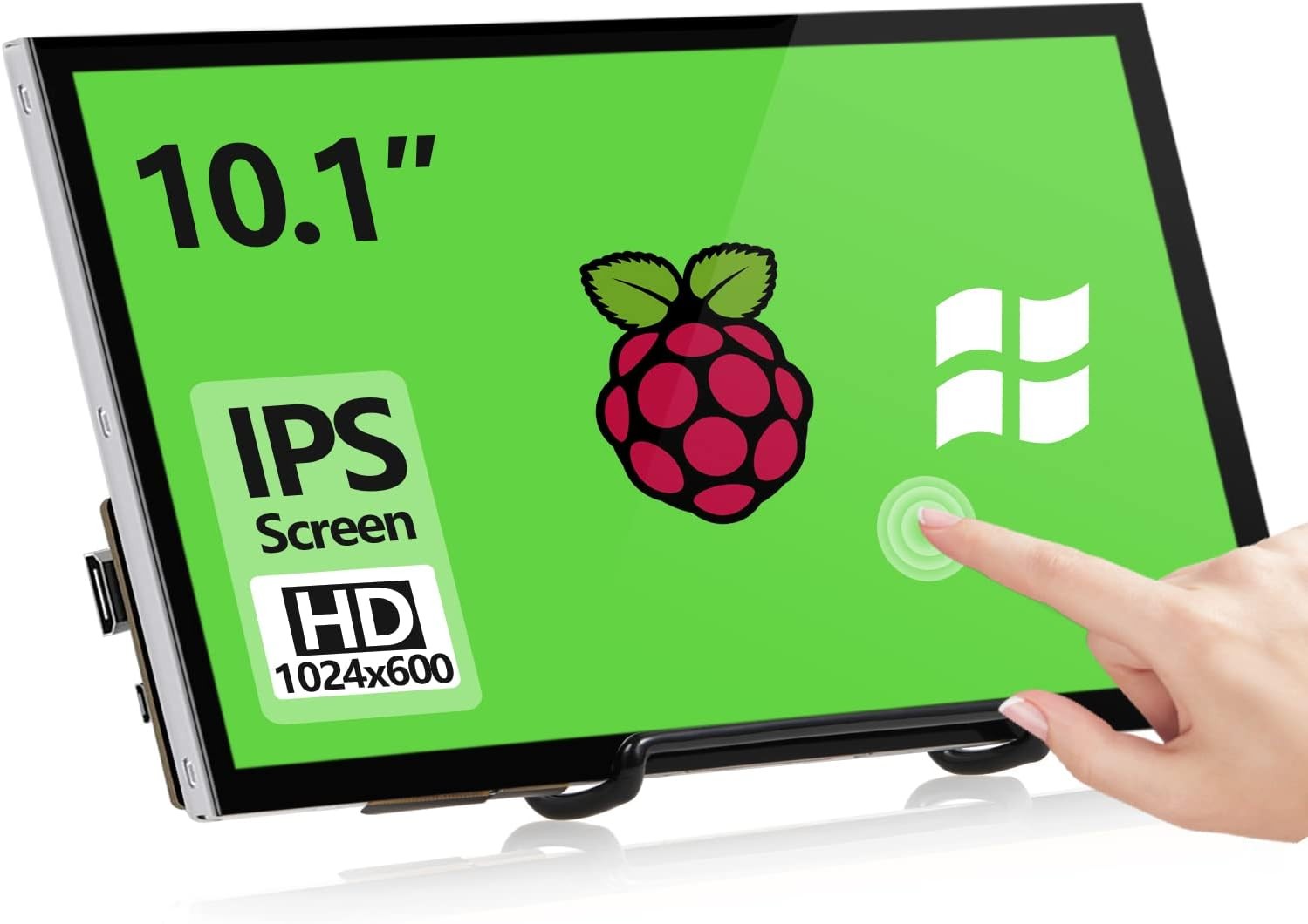 HAMTYSAN 10.1 inch Monitor HDMI LCD Display 1024x600 Raspberry Pi