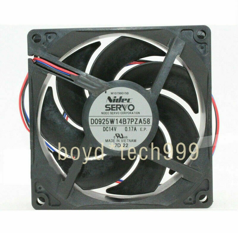 For W11087438 3-Wire 14V 0.17A 9CM Whirlpool Refrigerator Evaporator Fan Motor