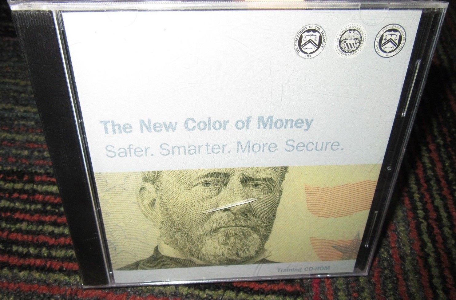 NEW THE NEW COLOR OF MONEY TRAINING CD-ROM, DEPT. OF TREASURY, LOOK, FEATURES